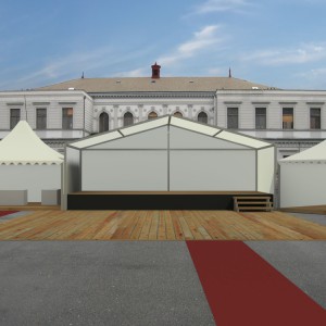Profesionální vizualizace party stanu od AB Party